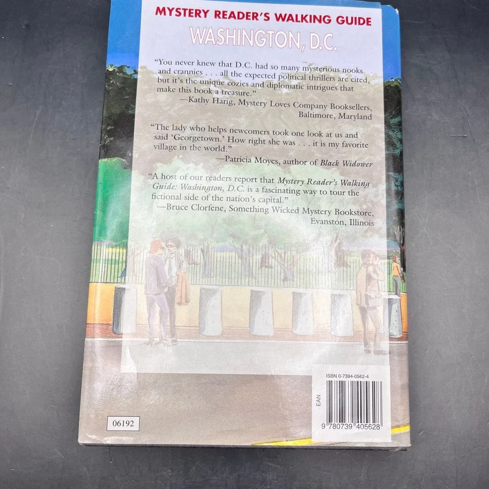 Mystery Readers‎ Walking Guide Washington DC Dale Agatha Award Winner 1995 Book